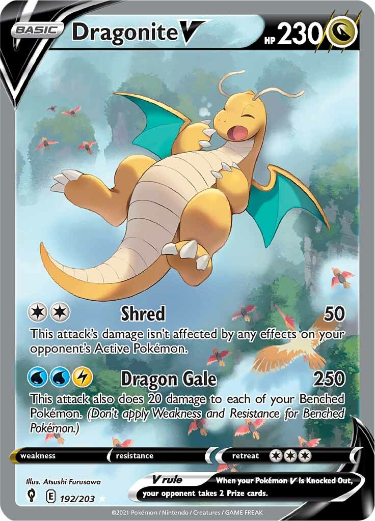 Dragonite V (192/203) [Sword & Shield: Evolving Skies] | Good Games Modbury