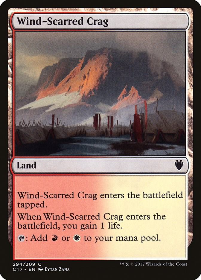 Wind-Scarred Crag 294/309 (Commander 2017)  | Good Games Modbury