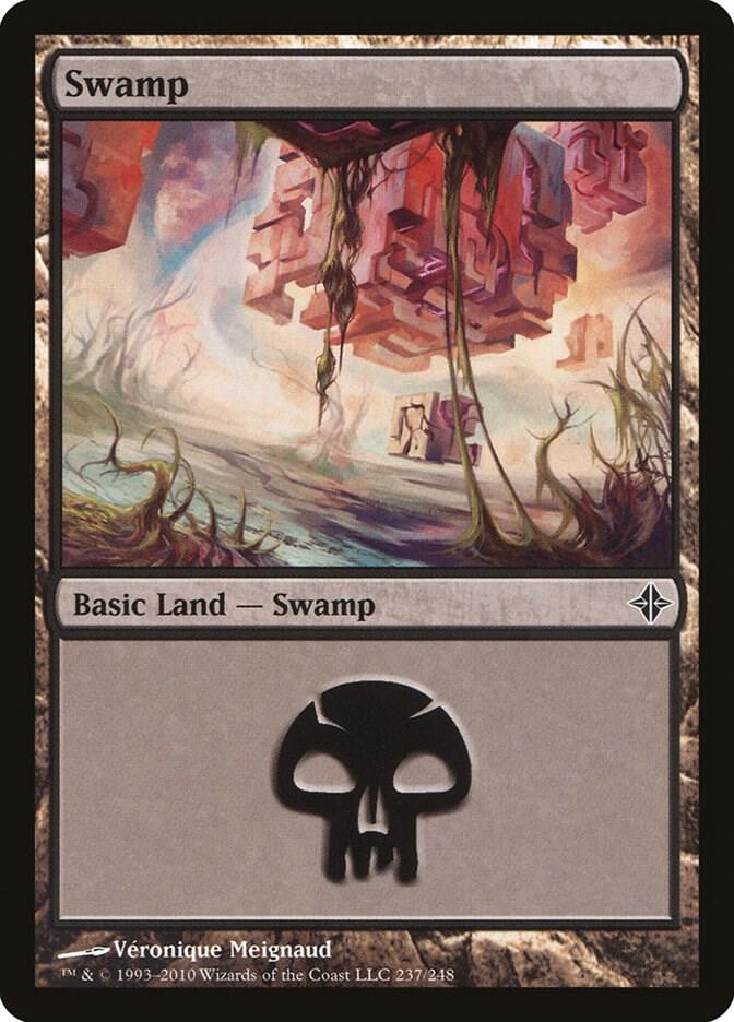 Swamp 237/248 (Rise of the Eldrazi)  - Foil | Good Games Modbury