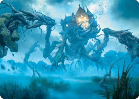 Creeping Inn Art Card [Innistrad: Midnight Hunt Art Series] | Good Games Modbury
