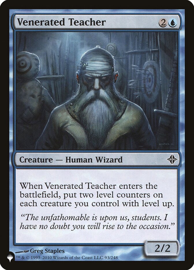 Venerated Teacher [The List] | Good Games Modbury