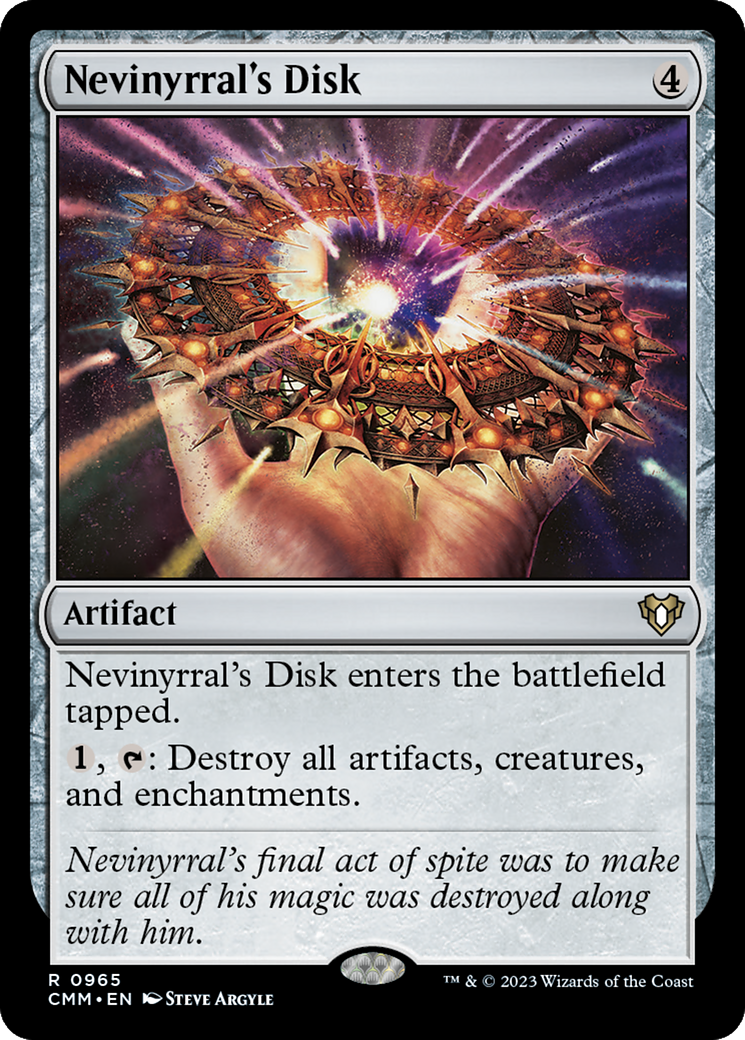 Nevinyrral's Disk [Commander Masters] | Good Games Modbury