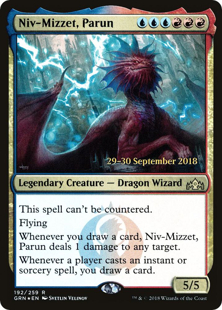 Niv Mizzet Parun 192s/84 (Prerelease Cards)  - Foil | Good Games Modbury