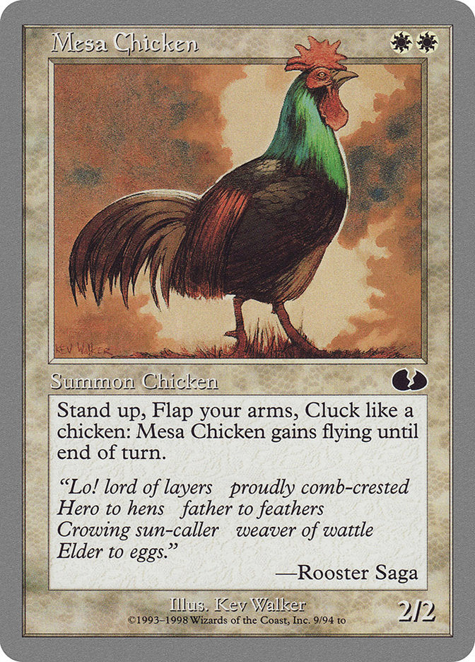 Mesa Chicken 9 (Unglued)  | Good Games Modbury