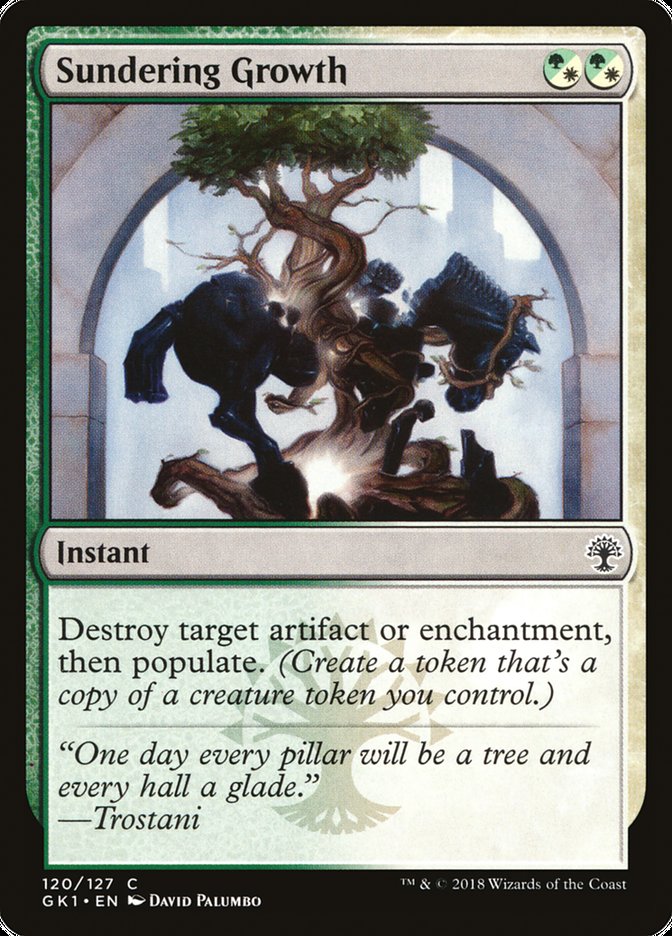 Sundering Growth [Guilds of Ravnica Guild Kit] | Good Games Modbury