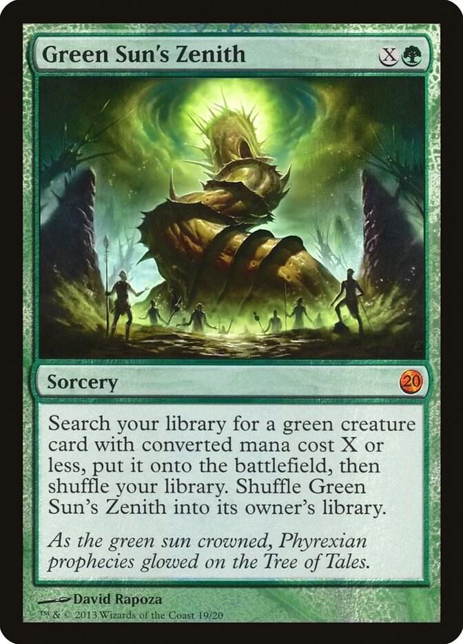 Green Sun's Zenith 19 (From the Vault: Twenty)  - Foil | Good Games Modbury