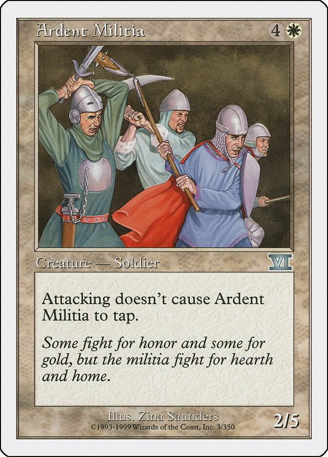 Ardent Militia 3/350 (Classic Sixth Edition)  | Good Games Modbury