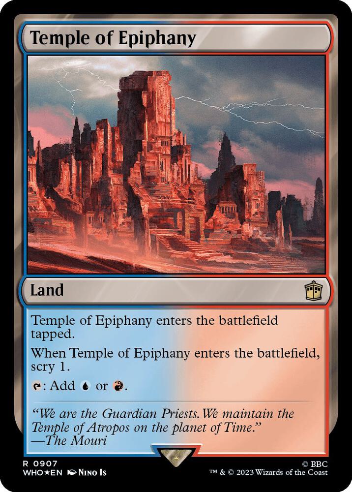 Temple of Epiphany 907/331 (Universes Beyond: Doctor Who)  - Surge Foil | Good Games Modbury