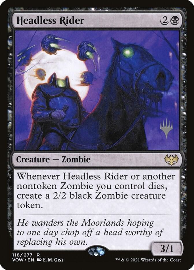 Headless Rider 118 (Promo Pack: Kamigawa: Neon Dynasty)  - Foil | Good Games Modbury