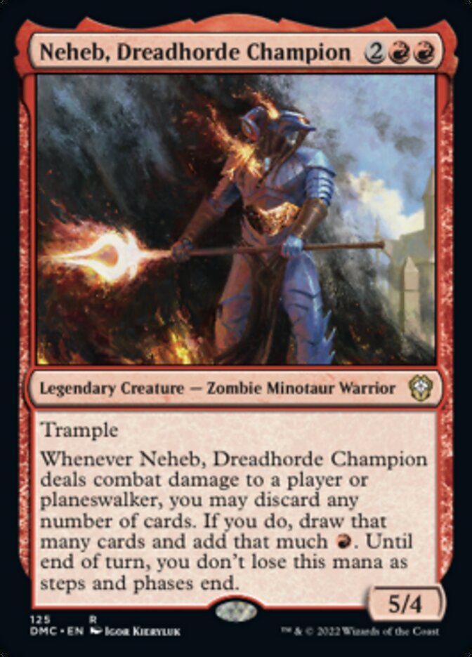 Neheb, Dreadhorde Champion [Dominaria United Commander] | Good Games Modbury