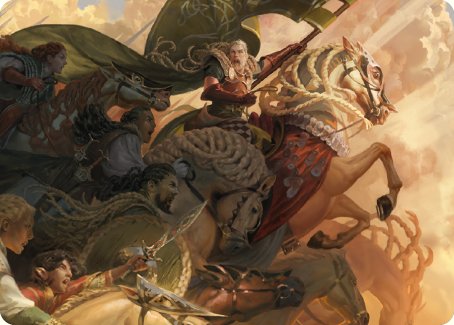 Marshal's Anthem Art Card [The Lord of the Rings: Tales of Middle-earth Art Series] | Good Games Modbury