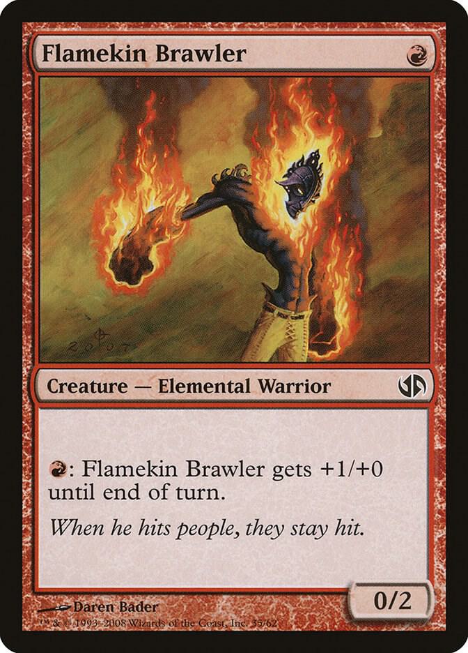 Flamekin Brawler 35/62 (Duel Decks: Jace vs. Chandra)  | Good Games Modbury