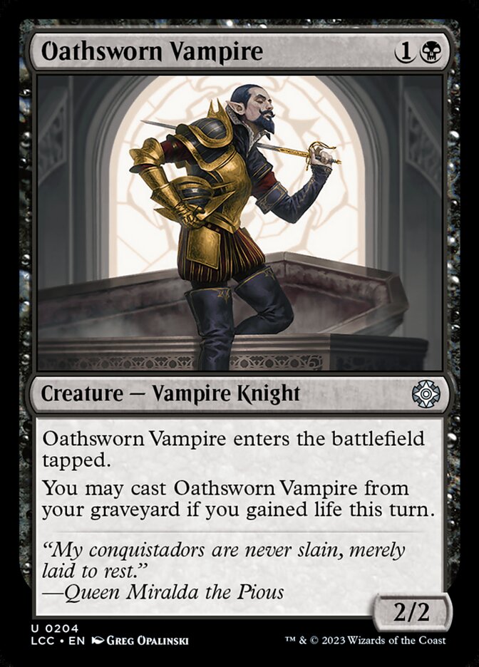 Oathsworn Vampire 204/370 (Commander: The Lost Caverns of Ixalan)  | Good Games Modbury