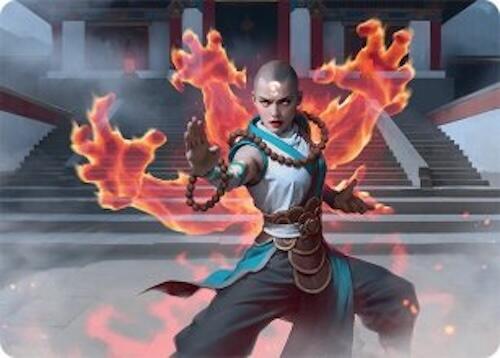 Flamehold Grappler Art Card 24 54 24 (Art Series: Tarkir: Dragonstorm)  | Good Games Modbury