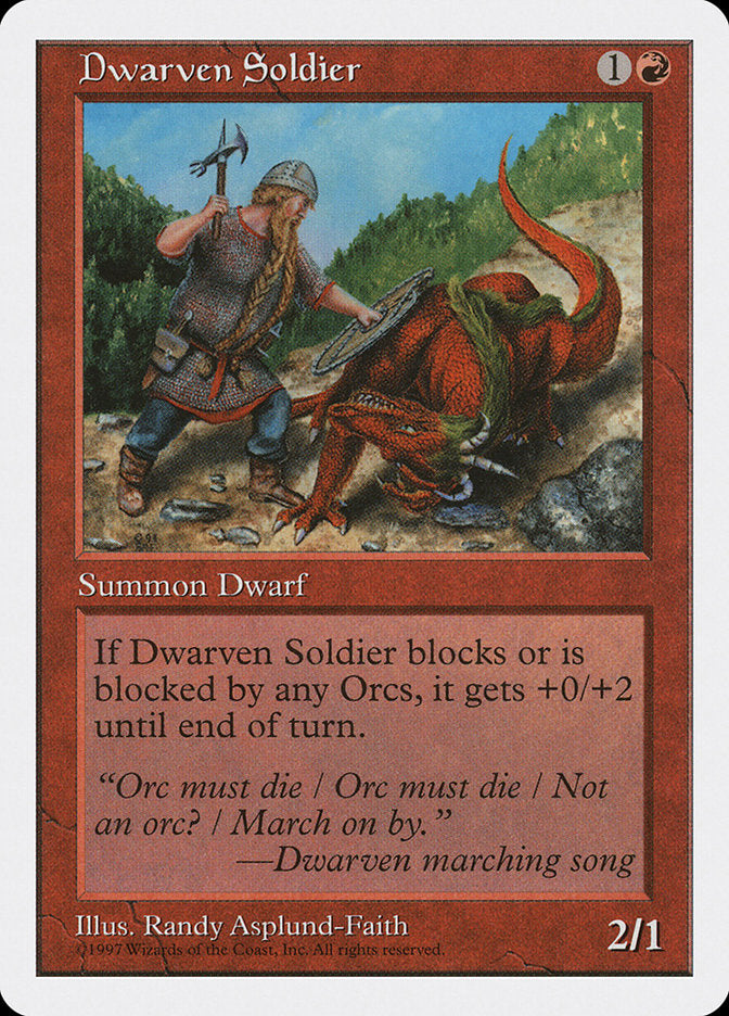 Dwarven Soldier [Fifth Edition] | Good Games Modbury