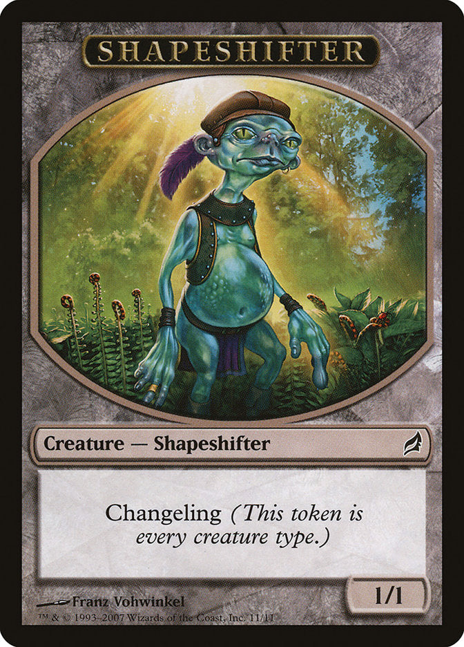 Shapeshifter Token [Lorwyn Tokens] | Good Games Modbury