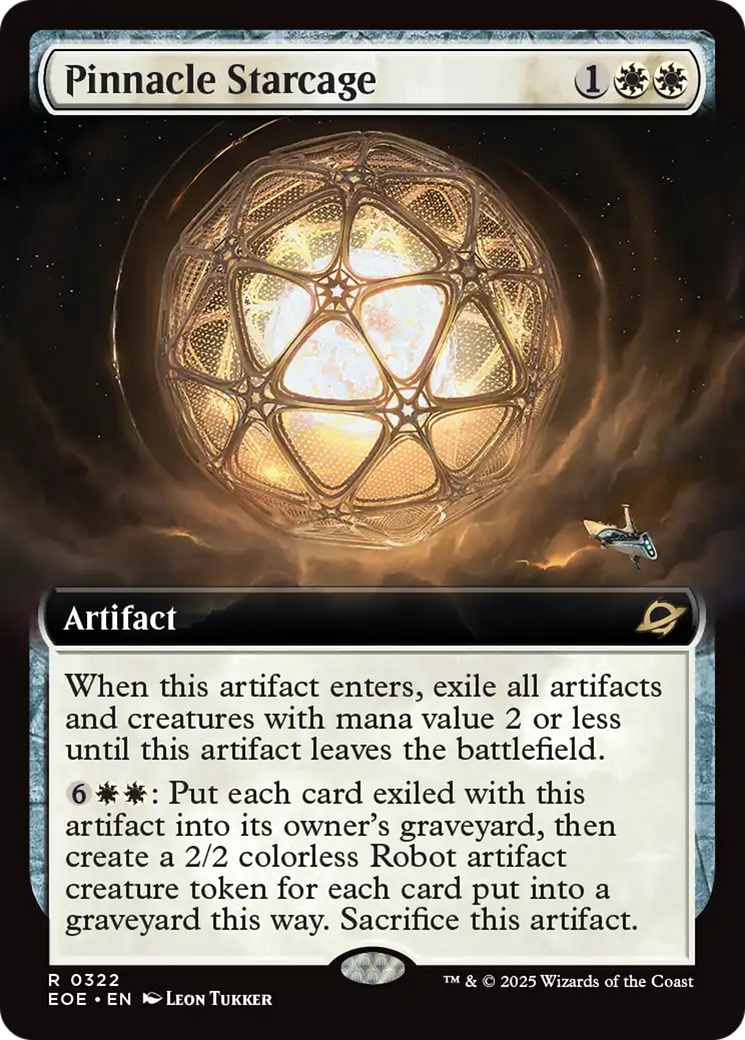 Pinnacle Starcage (Extended Art) [Edge of Eternities] | Good Games Modbury