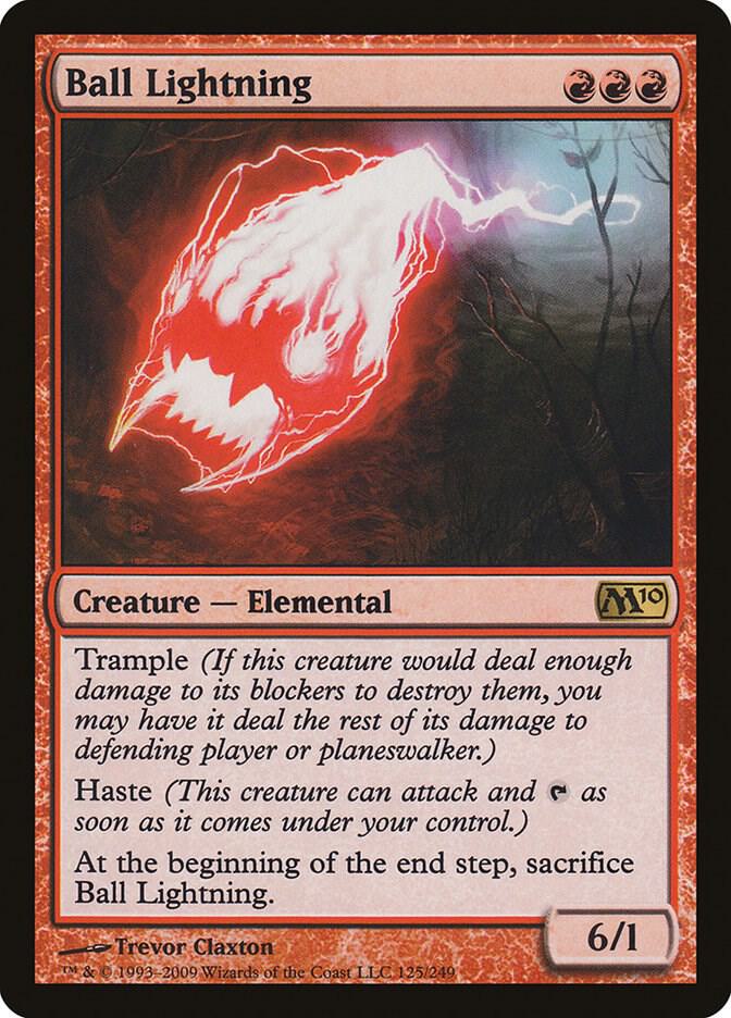 Ball Lightning 125/249 (Magic 2010 (M10))  - Foil | Good Games Modbury