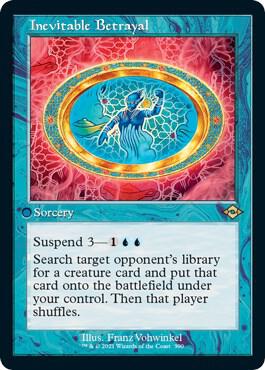 Inevitable Betrayal Retro Frame Foil Etched 390 (Modern Horizons 2)  - Foil | Good Games Modbury