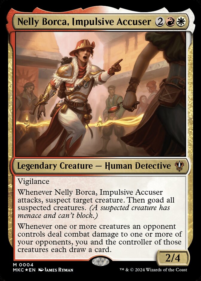 Nelly Borca, Impulsive Accuser 4 (Commander: Murders at Karlov Manor)  - Foil | Good Games Modbury