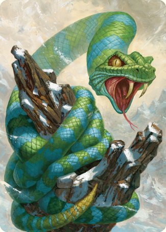 Ohran Frostfang Art Card [Commander Masters Art Series] | Good Games Modbury