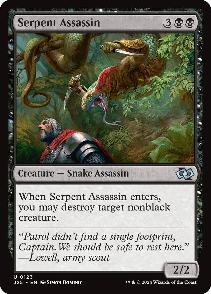 Serpent Assassin 123/779 (Foundations Jumpstart)  | Good Games Modbury