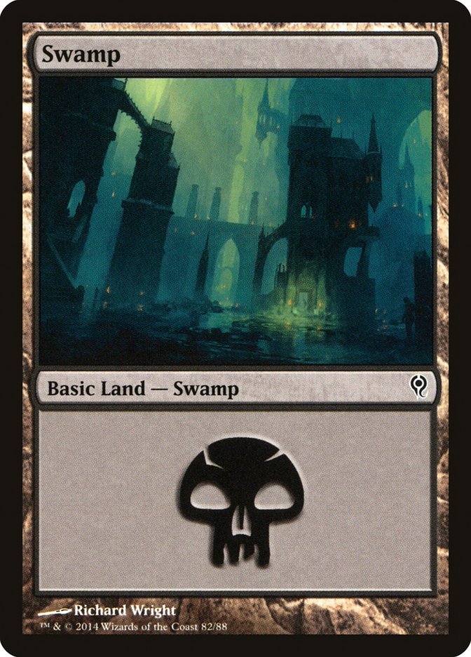 Swamp (82) [Duel Decks: Jace vs. Vraska] | Good Games Modbury