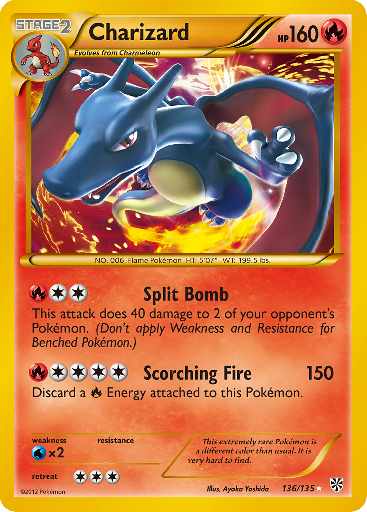 Charizard (136/135) [Black & White: Plasma Storm] | Good Games Modbury