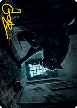 Primal Adversary Art Card Gold Stamped Signature 52 (Art Series: Innistrad: Midnight Hunt)  | Good Games Modbury