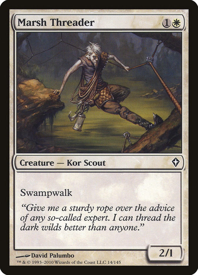 Marsh Threader 14/145 (Worldwake)  - Foil | Good Games Modbury