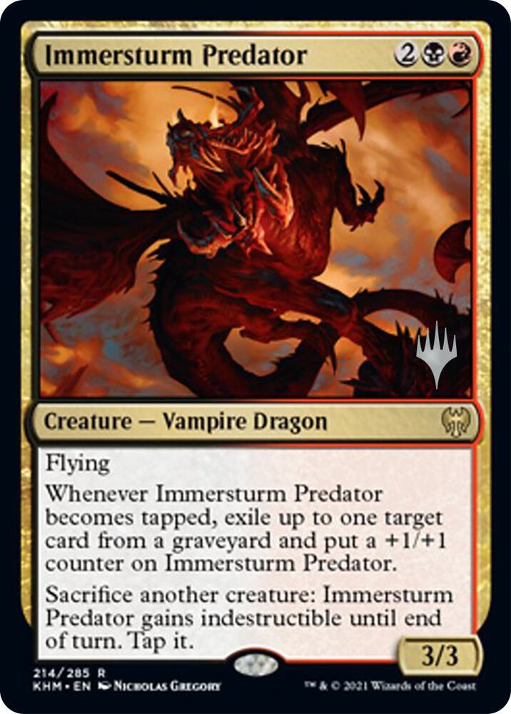 Immersturm Predator 214 (Promo Pack: Kaldheim)  - Foil | Good Games Modbury
