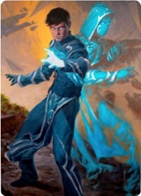 Jace, Mirror Mage 1 Art Card [Zendikar Rising Art Series] | Good Games Modbury