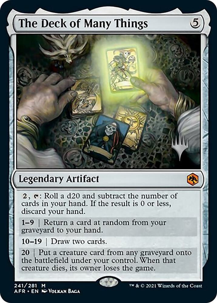 The Deck of Many Things 241 (Promo Pack: Adventures in the Forgotten Realms)  | Good Games Modbury