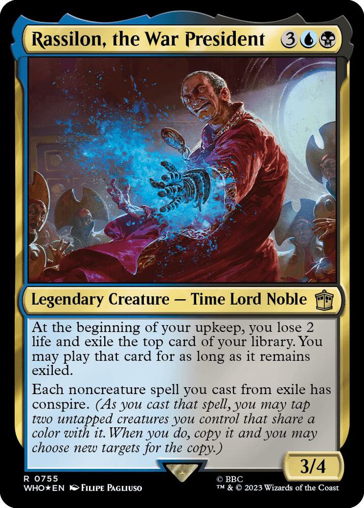 Rassilon, the War President 755/331 (Universes Beyond: Doctor Who)  - Surge Foil | Good Games Modbury