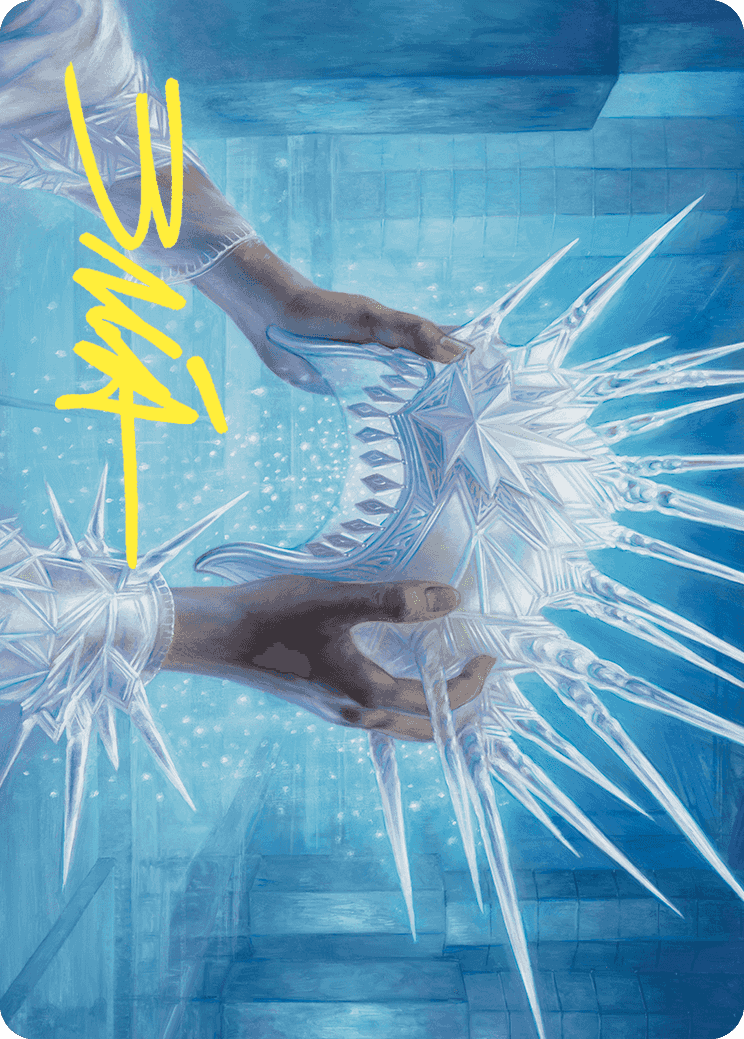 Hylda's Crown of Winter Art Card (Gold-Stamped Signature) [Wilds of Eldraine Art Series] | Good Games Modbury