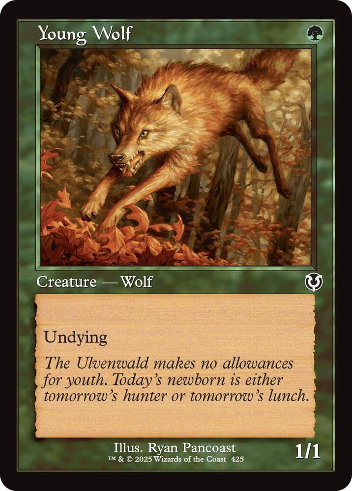 Young Wolf 425/287 (Innistrad Remastered)  - Retro Foil | Good Games Modbury