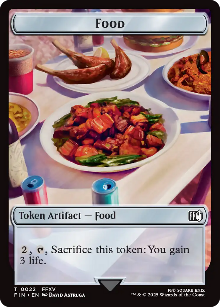 Hero (0003) // Food Double-Sided Token [FINAL FANTASY Tokens] | Good Games Modbury