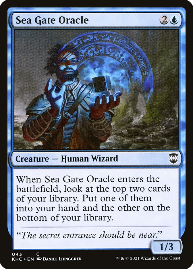 Sea Gate Oracle 43/1 (Commander: Kaldheim)  | Good Games Modbury