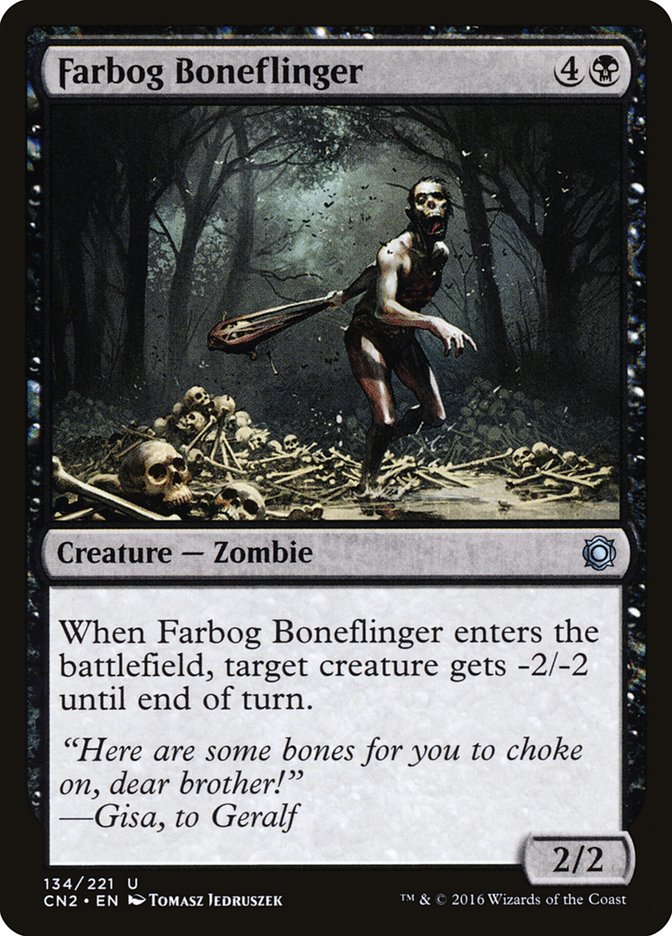 Farbog Boneflinger 134/221 (Conspiracy: Take the Crown)  - Foil | Good Games Modbury