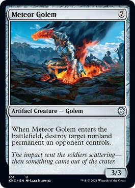 Meteor Golem 101/1 (Commander: Kaldheim)  | Good Games Modbury
