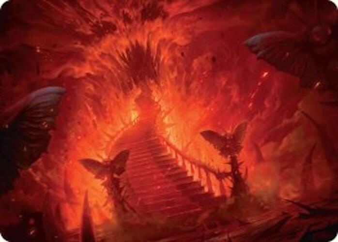 Mountain Art Card 30 (Art Series: Duskmourn: House of Horror)  | Good Games Modbury