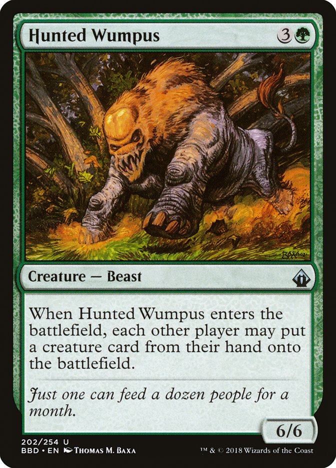 Hunted Wumpus 202 (Battlebond)  - Foil | Good Games Modbury