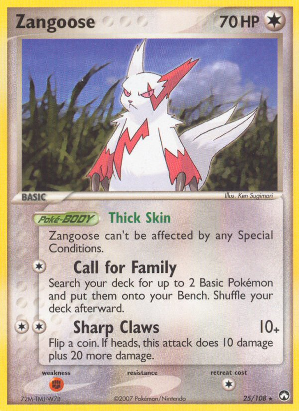 Zangoose (25/108) [EX: Power Keepers] | Good Games Modbury