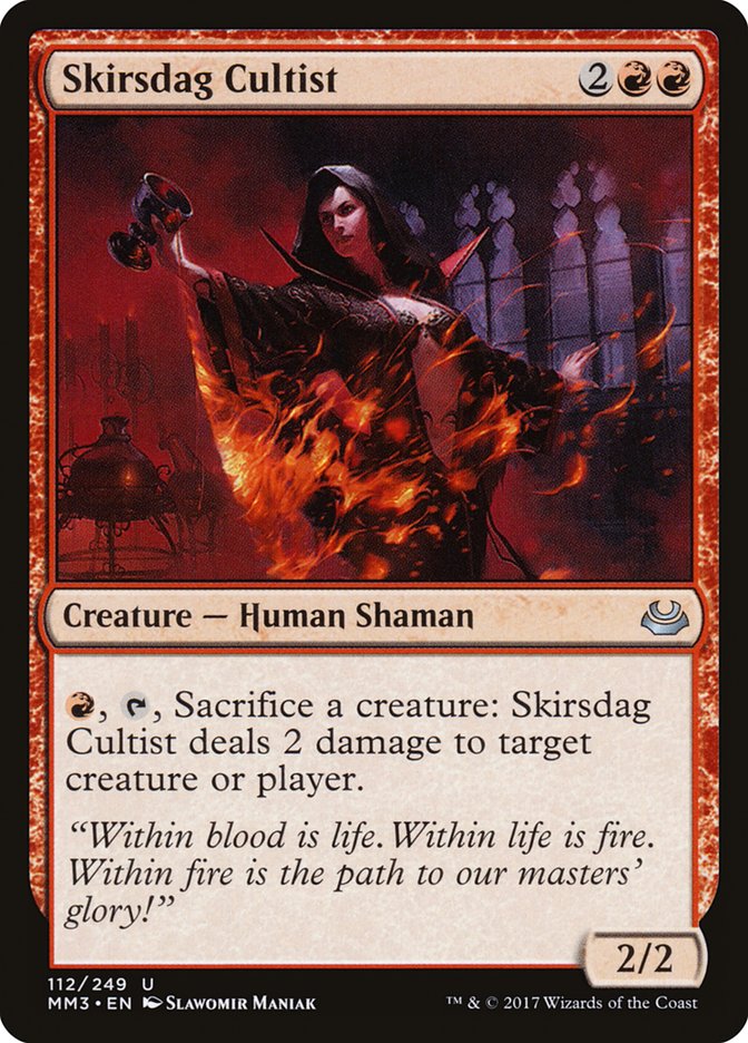 Skirsdag Cultist 112/249 (Modern Masters 2017)  - Foil | Good Games Modbury