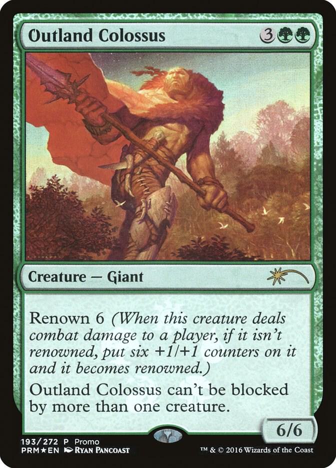 Outland Colossus 193★/54 (Unique and Miscellaneous Promos)  - Foil | Good Games Modbury