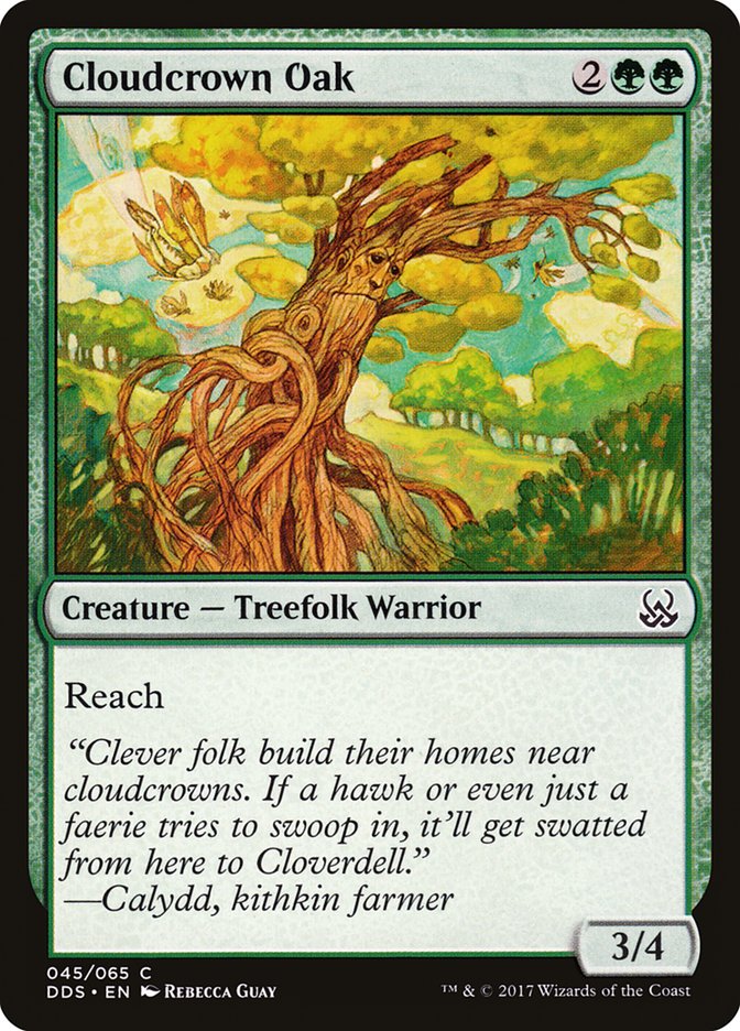 Cloudcrown Oak 45/65 (Duel Decks: Mind vs. Might)  | Good Games Modbury