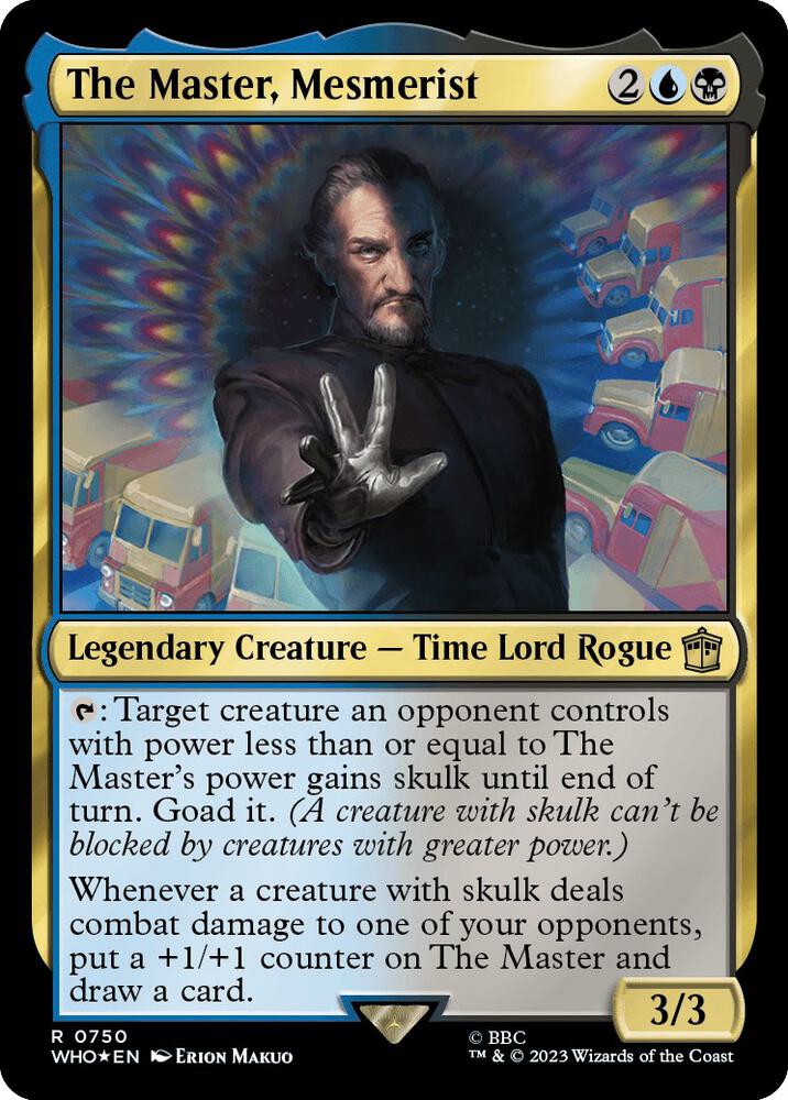 The Master, Mesmerist 750/331 (Universes Beyond: Doctor Who)  - Surge Foil | Good Games Modbury