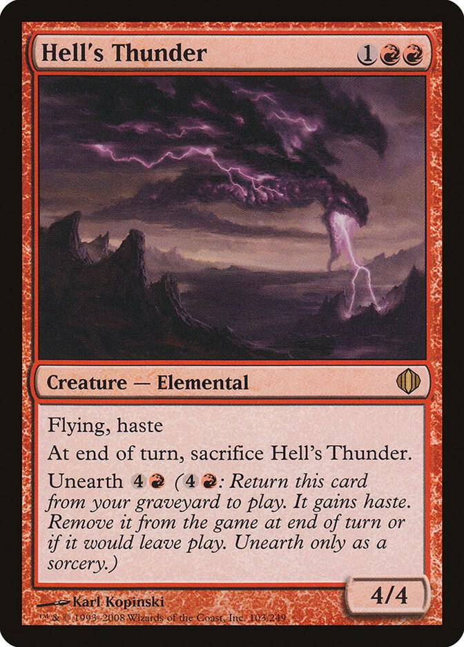 Hell's Thunder 103/249 (Shards of Alara)  - Foil | Good Games Modbury