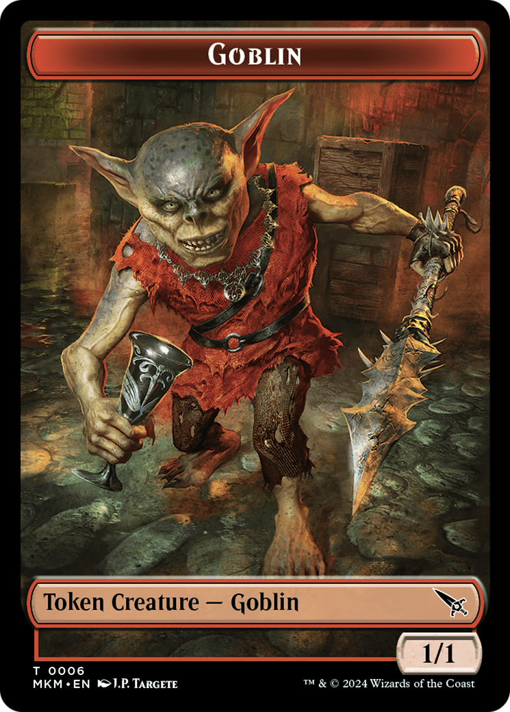 Detective // Goblin Double-Sided Token [Murders at Karlov Manor Tokens] | Good Games Modbury