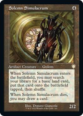 Solemn Simulacrum Retro Frame 161 (Commander: The Brothers' War)  | Good Games Modbury